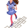 Rosie Flo's Games colouring hopscotch