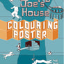 colouring poster, perfect house for boys