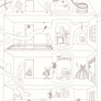 colouring poster, house for boys