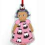 Rosie Flo's colouring Christmas decoration
