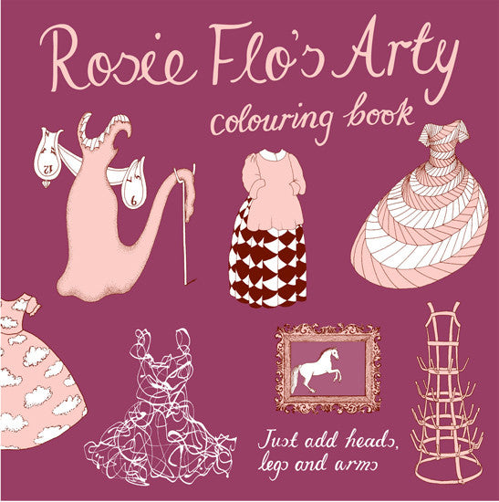 Rosie Flo's Arty colouring book