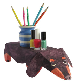 Pop Up Pet Dachshund with pens and makeup