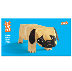 Pop Up Pet Pug with cover