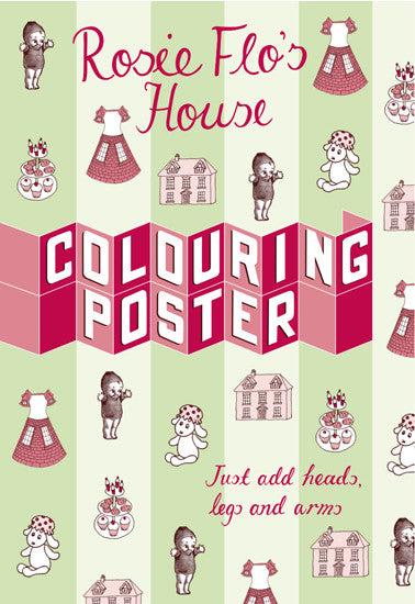 Rosie Flo's colouring house poster