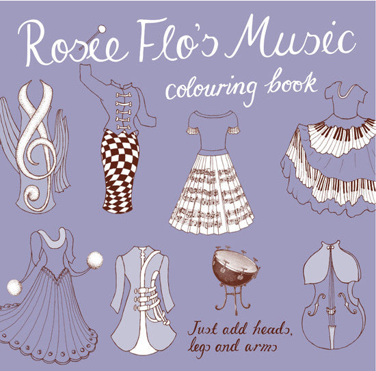 Rosie Flo's Music colouring book