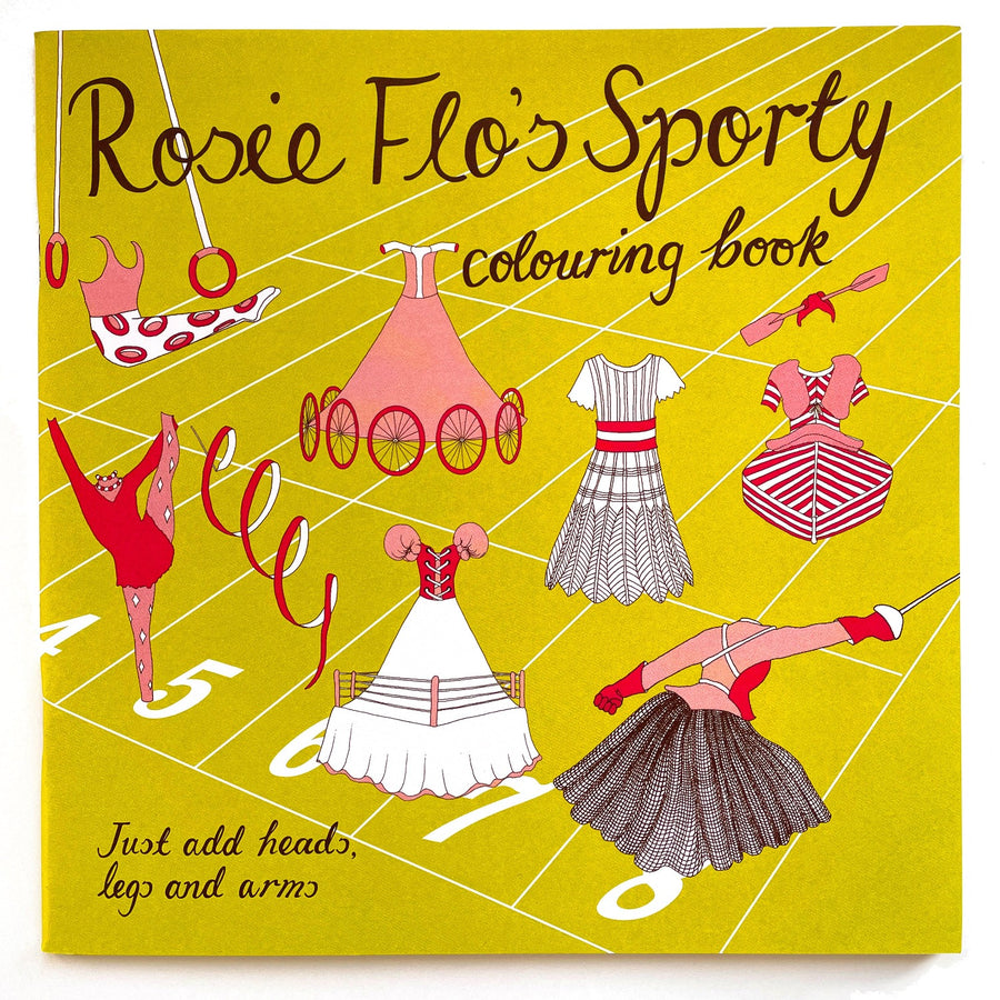 Rosie Flo's Sporty colouring book