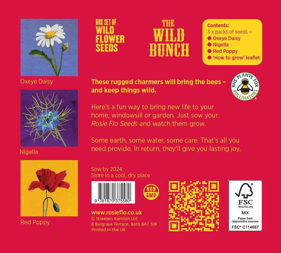 The Wild Bunch – Wild Flower Seeds packaging