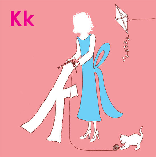 Rosie Flo's ABC colouring book letter K 