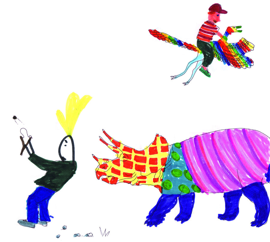 Dinosaur colouring book