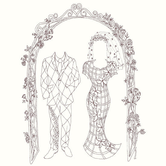 Rosie Flo's Garden colouring book wedding
