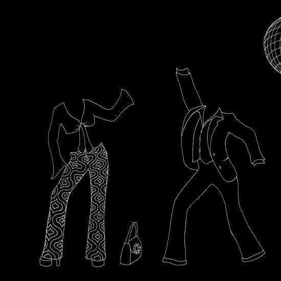 Rosie Flo's Night-time colouring book black paper disco